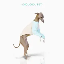 Waffle thin two-leg clothes Whippet breathable splicing pet clothes puppy medium dog clothes Doberman