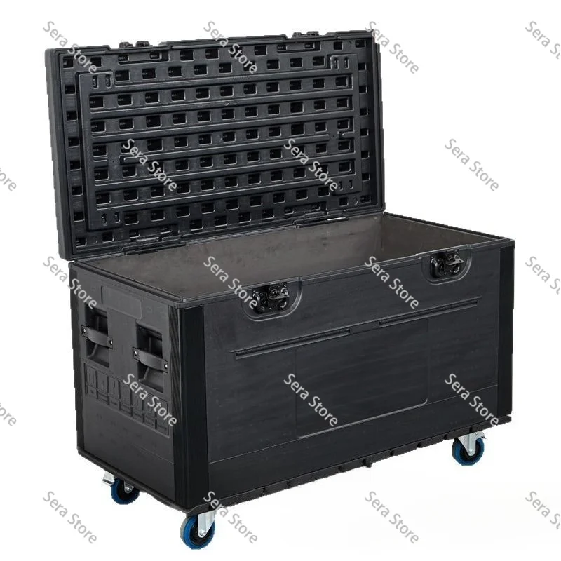 Large PE plastic wire spare box Stage outdoor waterproof performance equipment rental Screen weekly transfer box