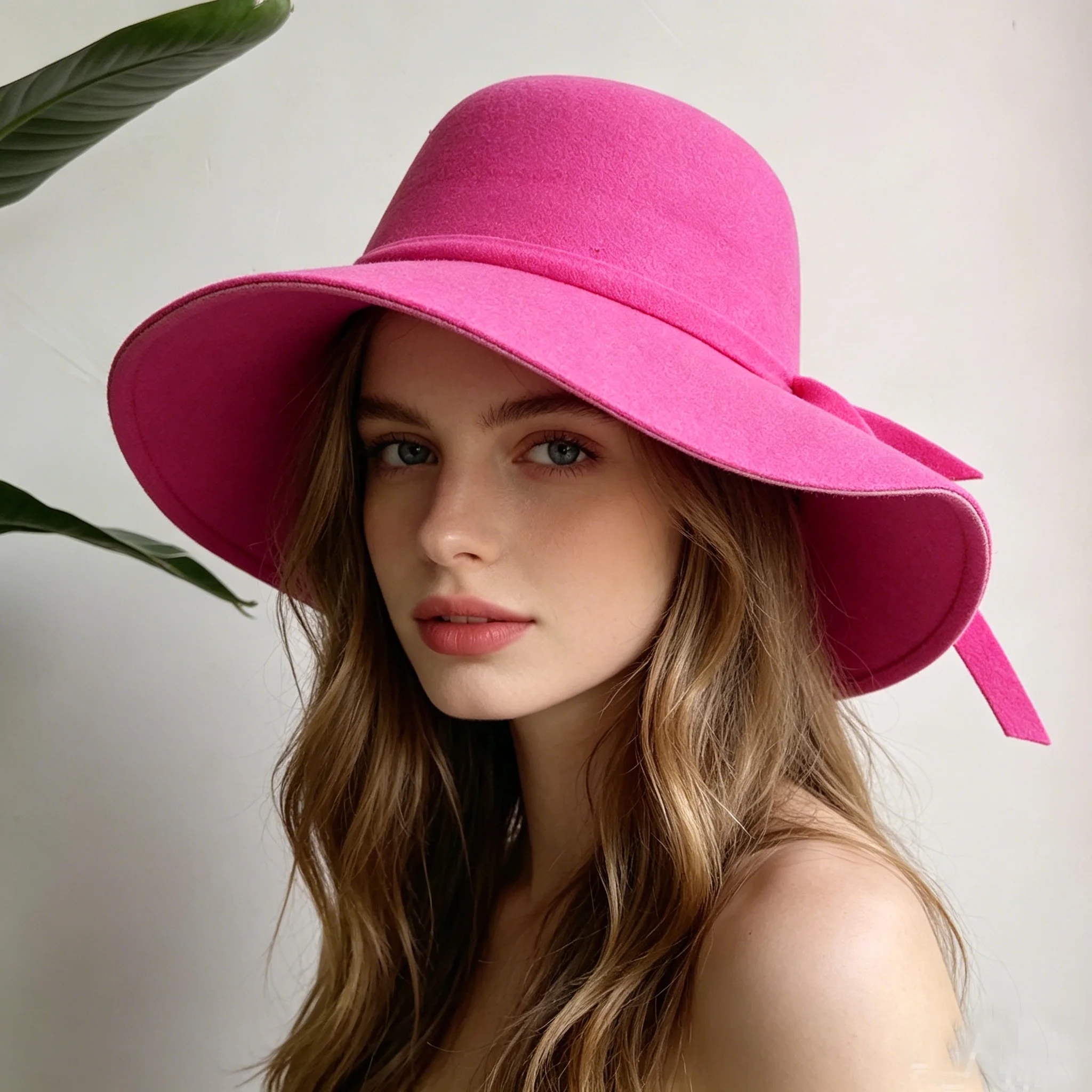 Women Fedora Hat Vintage Lady - Hat Floppy Wide ulasan dan harga