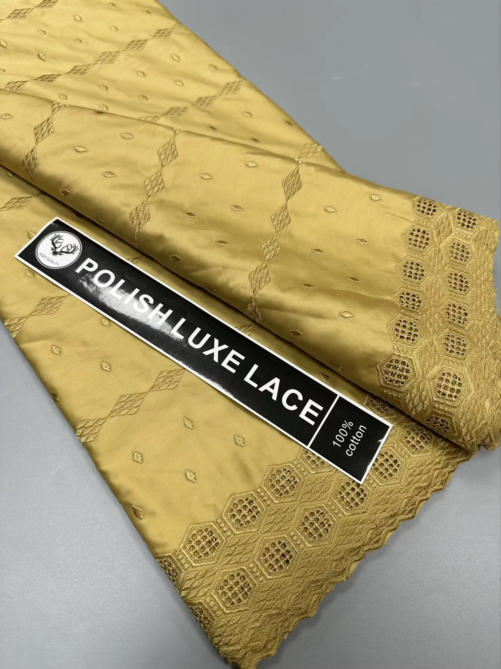 قماش دانتيل فوال سويسري قطن 100% أقمشة دانتيل أفريقي عالية الجودة 5 ياردات 2025 قماش Atiku للرجال نيجيري-TY