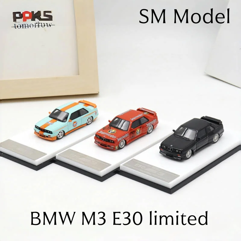 1-64-m3-e30-modelo-de-coche-de-resina-estatica-de-edicion-limitada-adorno-coleccionable-juguete-personalizado