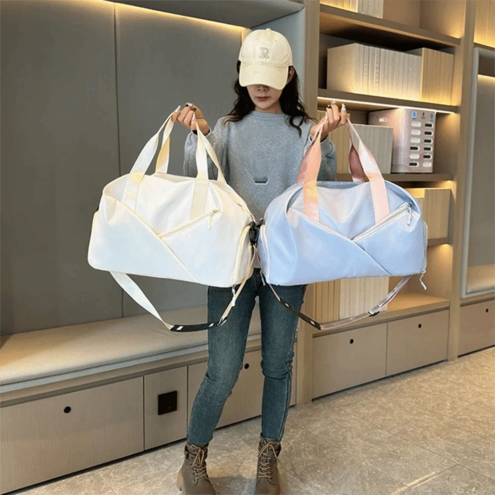 Large Capacity Sports Gym Bag Waterproof Hand Luggage Travel Dry Wet Bag Durable Dry Wet Separation Multifunction Swimming Bag