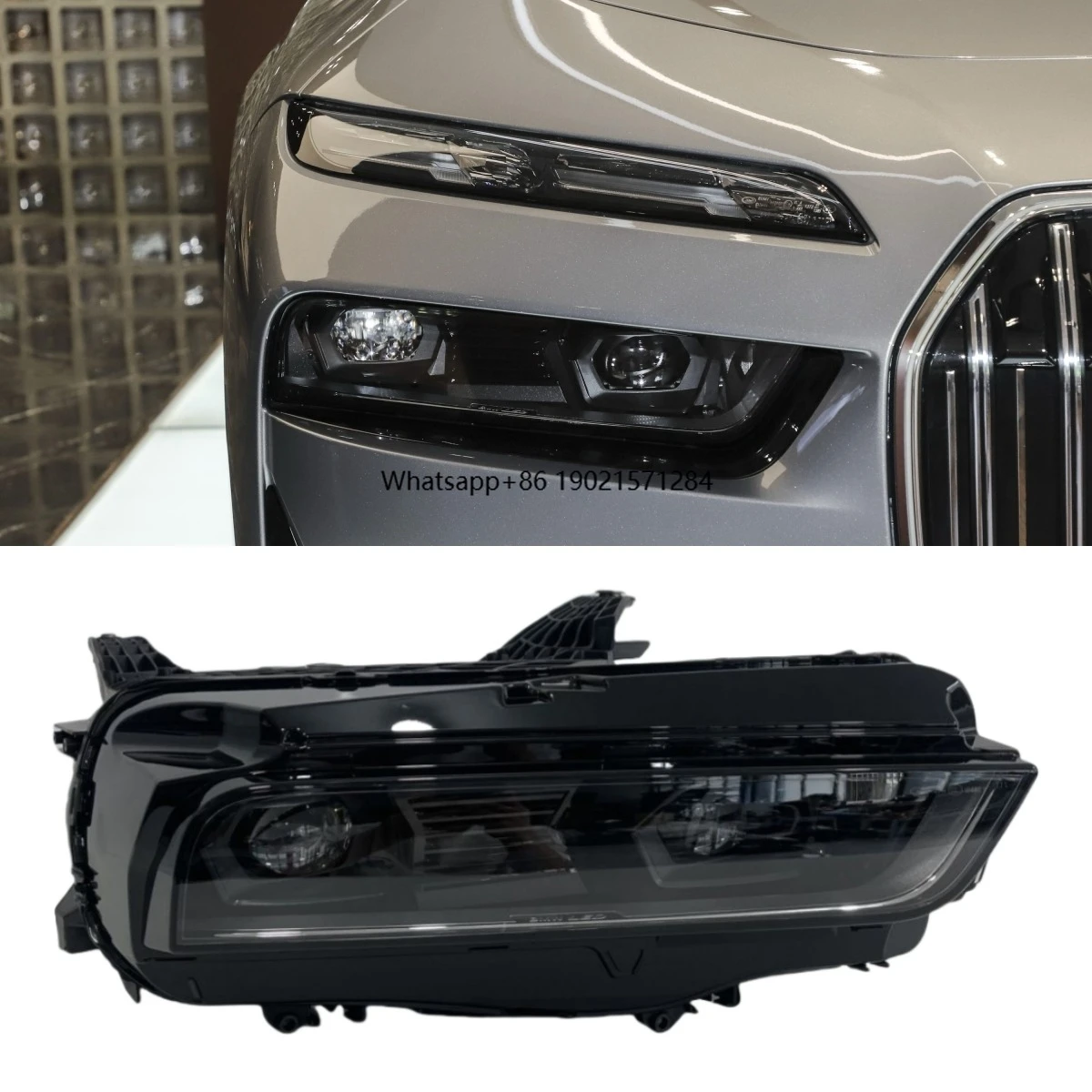 

For G70 LED Headlights 2023-2025 7 Series G70 Original Matrix Headlamp Crystal Daytime Running Lights