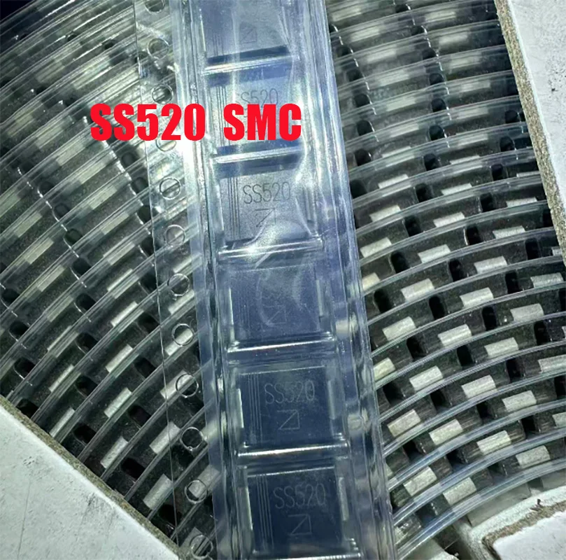 20pcs/lot 5A 20V 200V Chip Schottky Diode  SS520 SS520F SS520B SS520C SMA SMAF SMB SMC DO-214AC DO-214AB