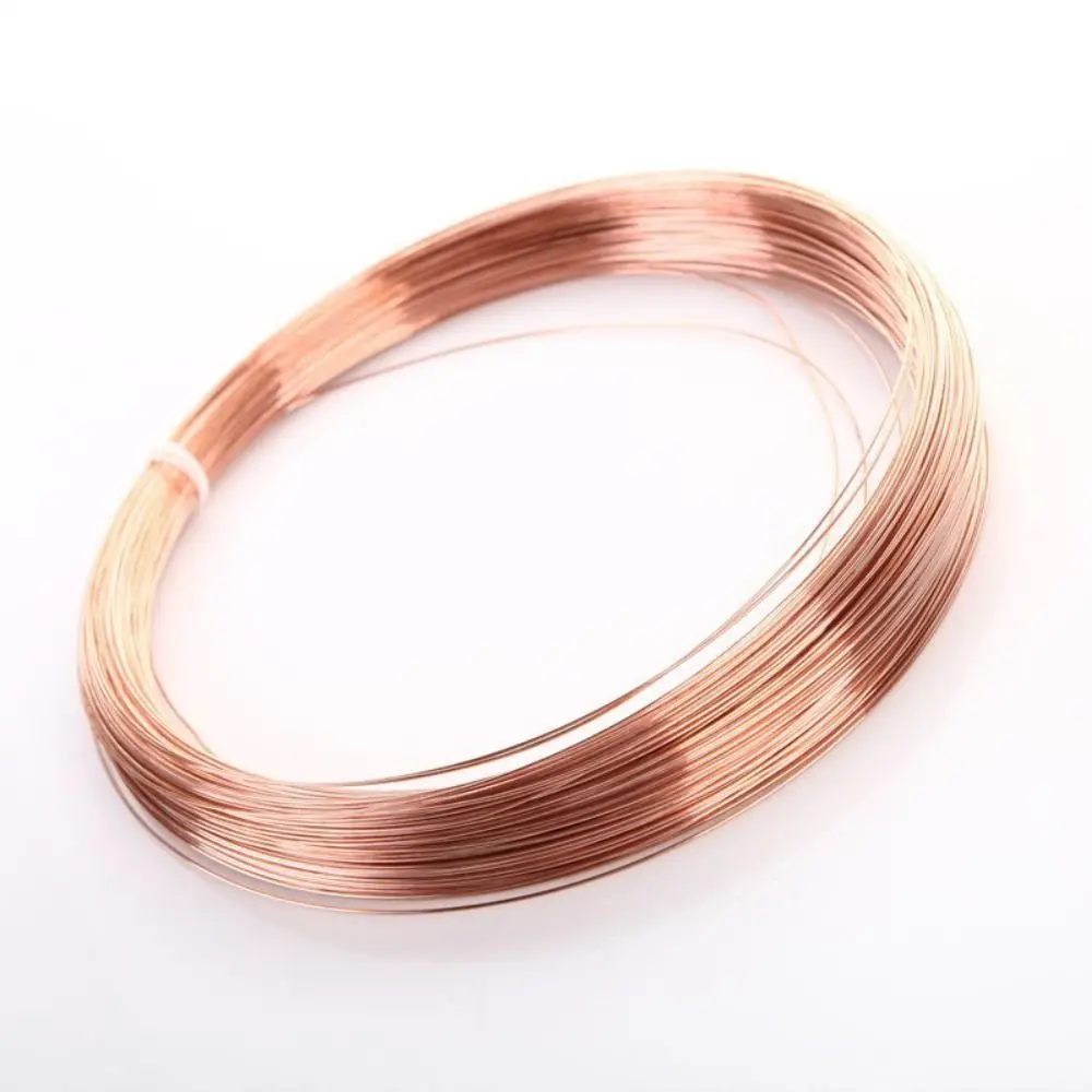 T2 Pure Copper Bare Copper Wire 0.1-2mm Round Solid Wire Pure Copper Wire Bare Uncoated Surface T2 Copper Wire Electrical Wiring
