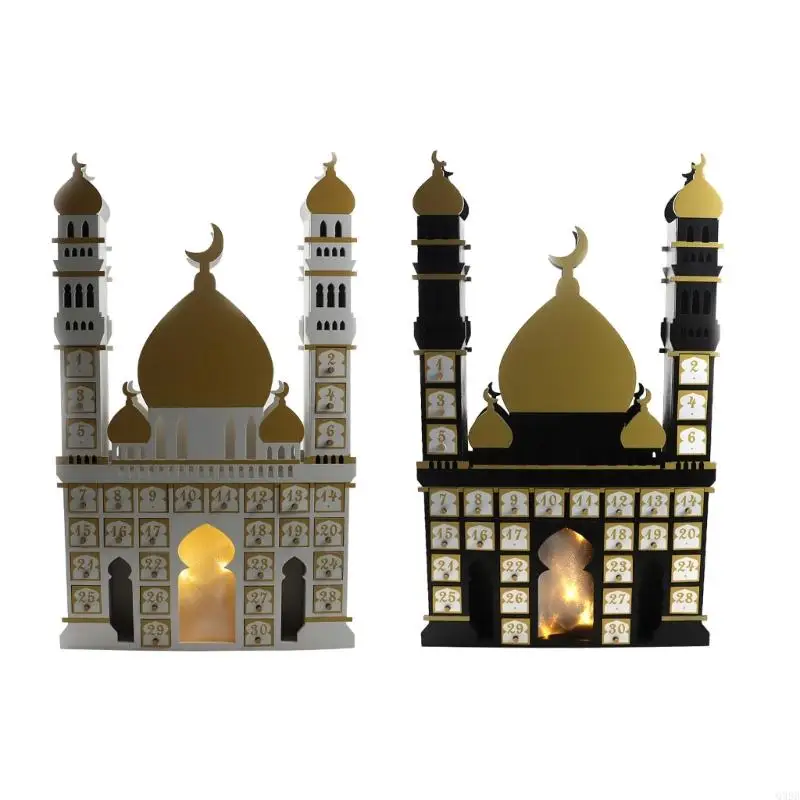 

Q39B LED Light Calendar Cabinet Eid Mubaraks Countdown Calendar for Families, Offices