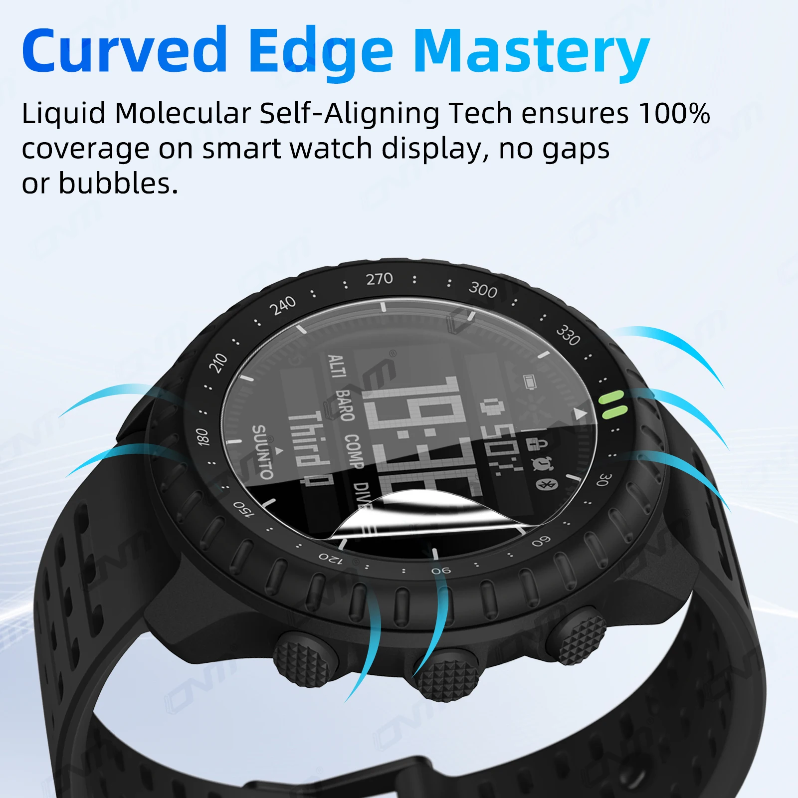 Hydrogel Film for Suunto Core 2 Screen Protector Anti-scratch, HD Full Coverage Protective Film Accessories (Not Glass)
