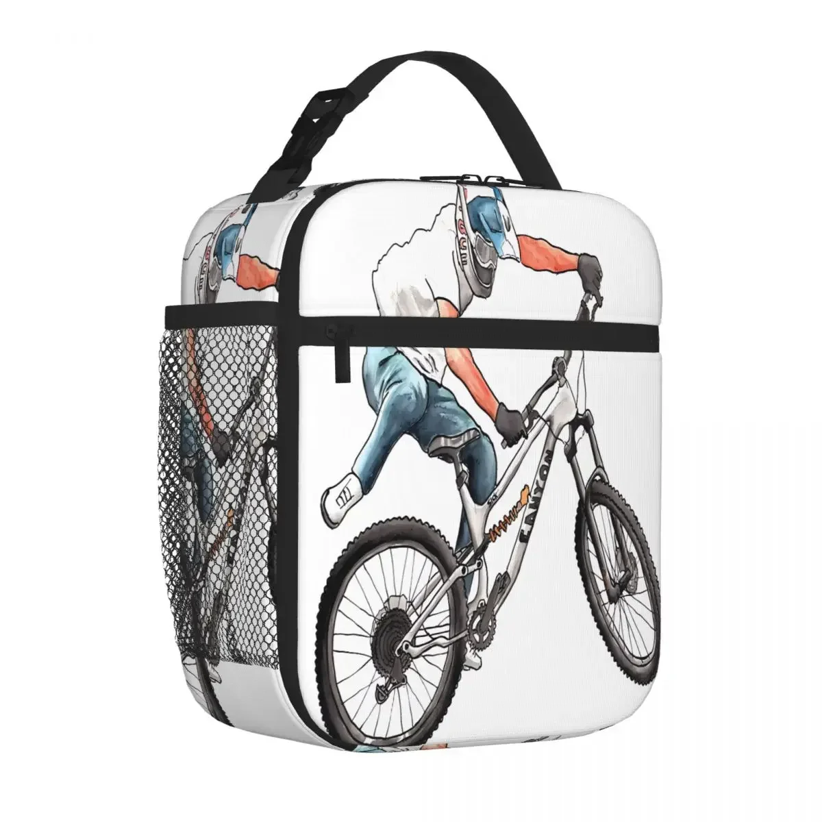 Bestselling Fabio Wibmer NacNac Fruit Print Neoprene Lunch Bag Student Bento Meal Prep Bag