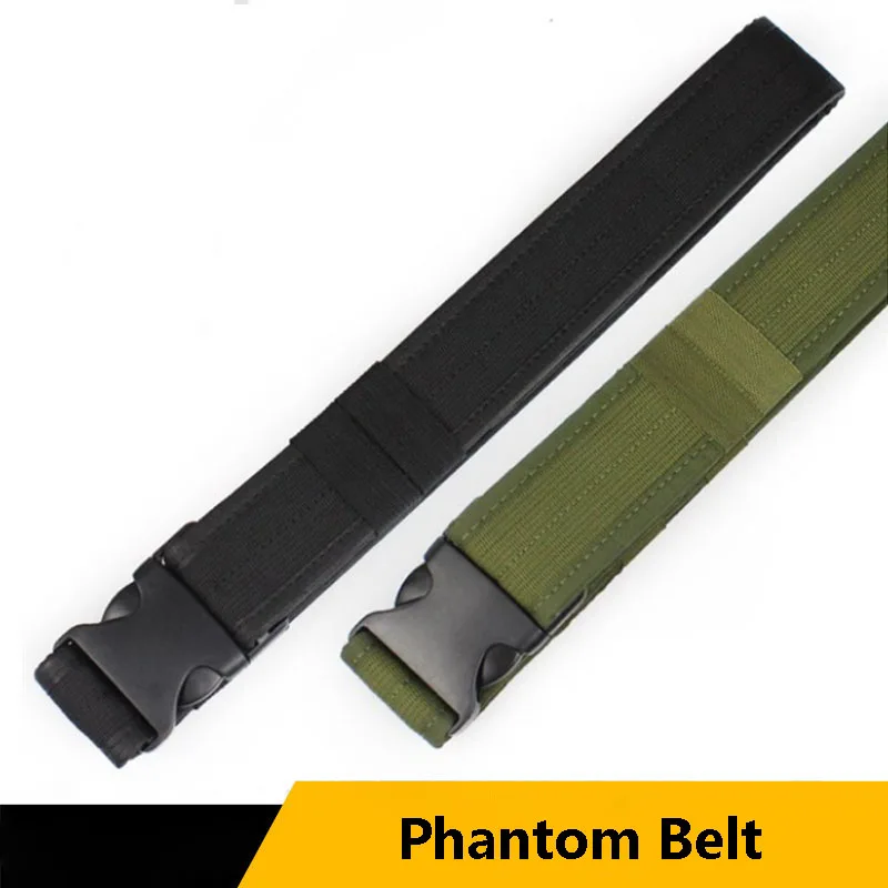 Outdoor CS Field Equipment Tactical Belt, Buckle Belt, Phantom Waistband