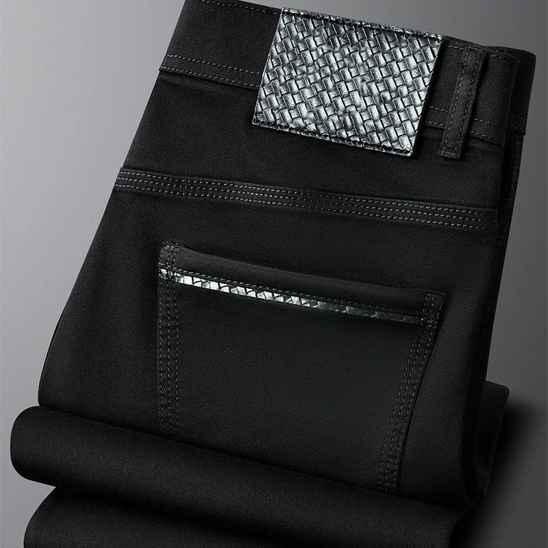 Shorts de jean masculins Laisel, taille ajustée, droit et élastique, business, polyvalents, nouvelle collection printemps