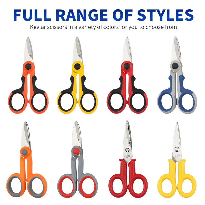 1PC Simple Strong Electrical Scissors Straight Head Fishing Tool Stripper Wire Cable Cutter Plumbing Scissor Accessories