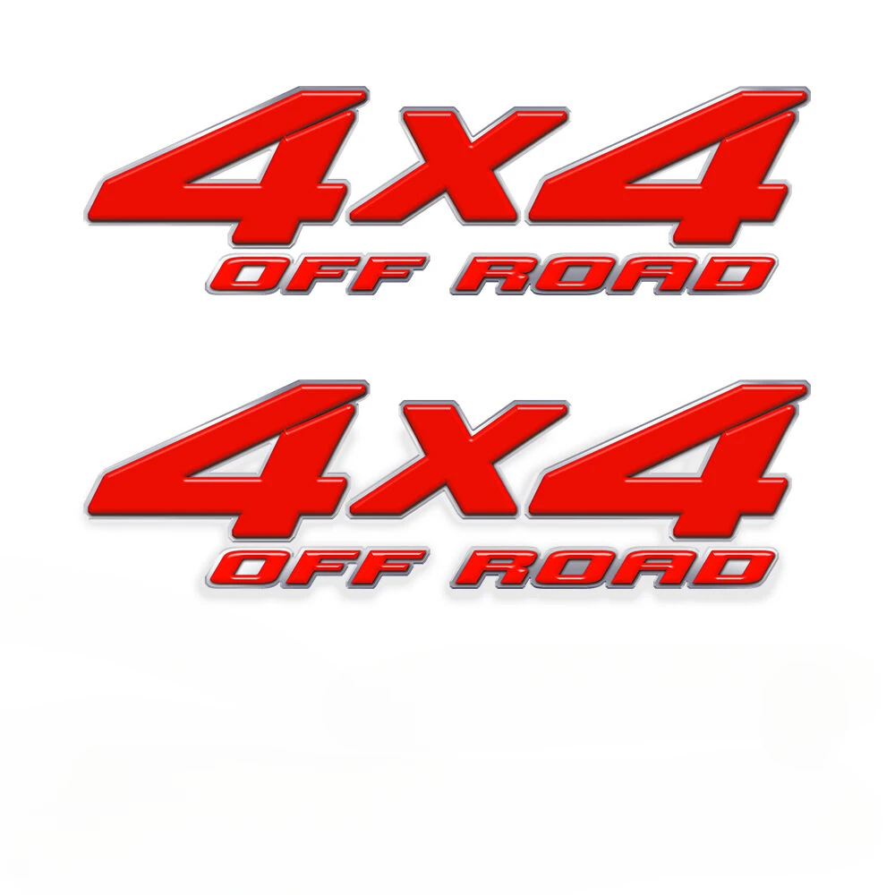 4x4 Off Road Decals 2 PC Sticker Car Stuff Interior Decoration Accessories Stickers Gps for Motorcycle Supplies