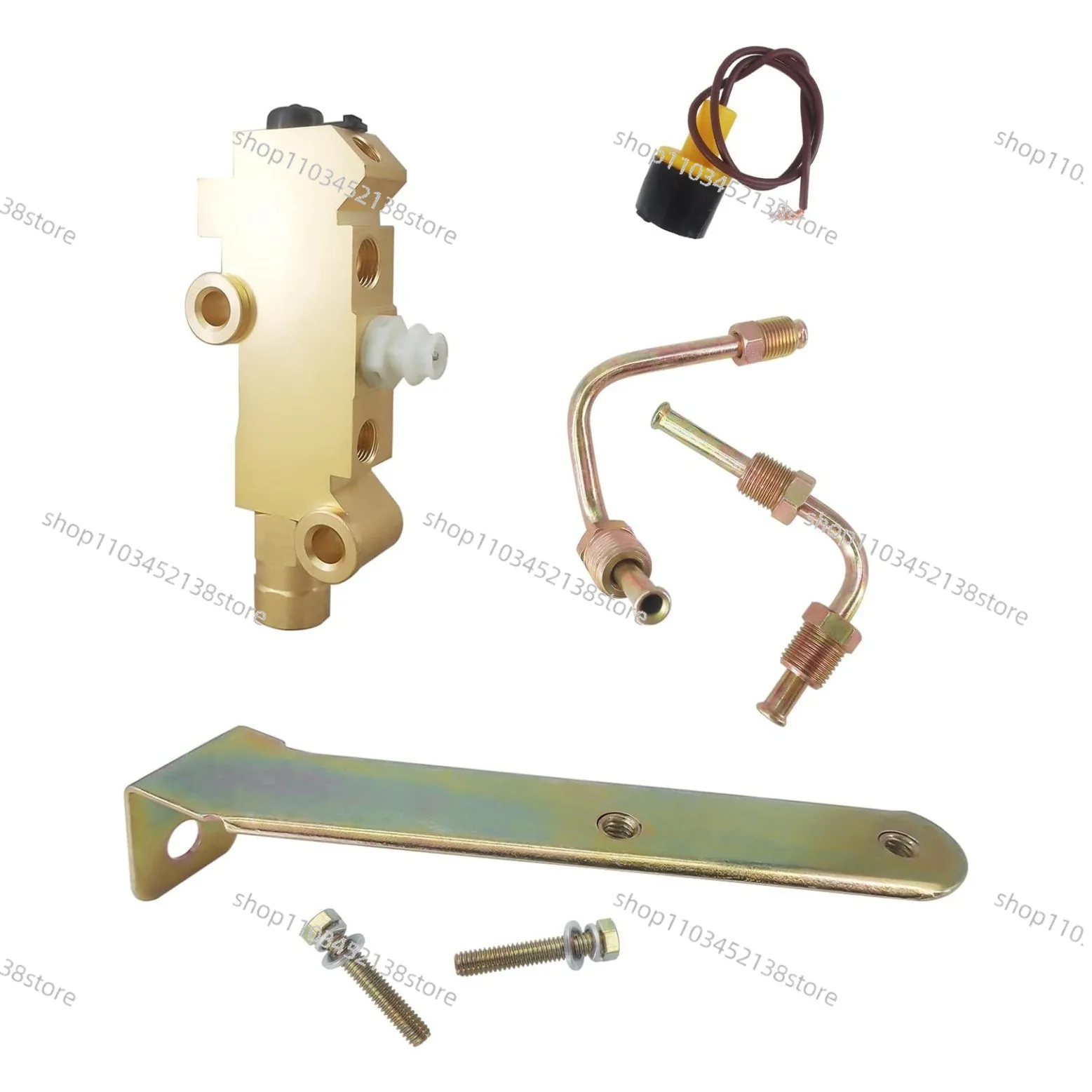 

172-1353 PV2 Brass Brake Proportional Valve Mounting Bracket Connector Kit for Chevrolet
