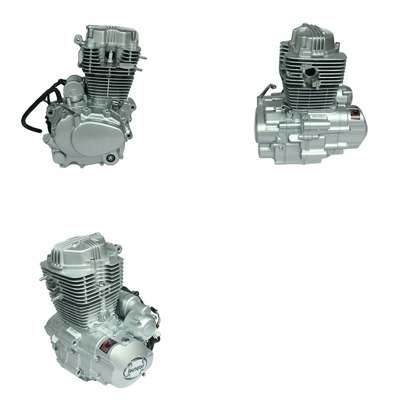 

Factory Hot Selling ATV CG250 New 4+1 Reverse Gear Air Cooled 4-Stroke Vertical Motorcycle Engine Assembly with CDI Ignition El