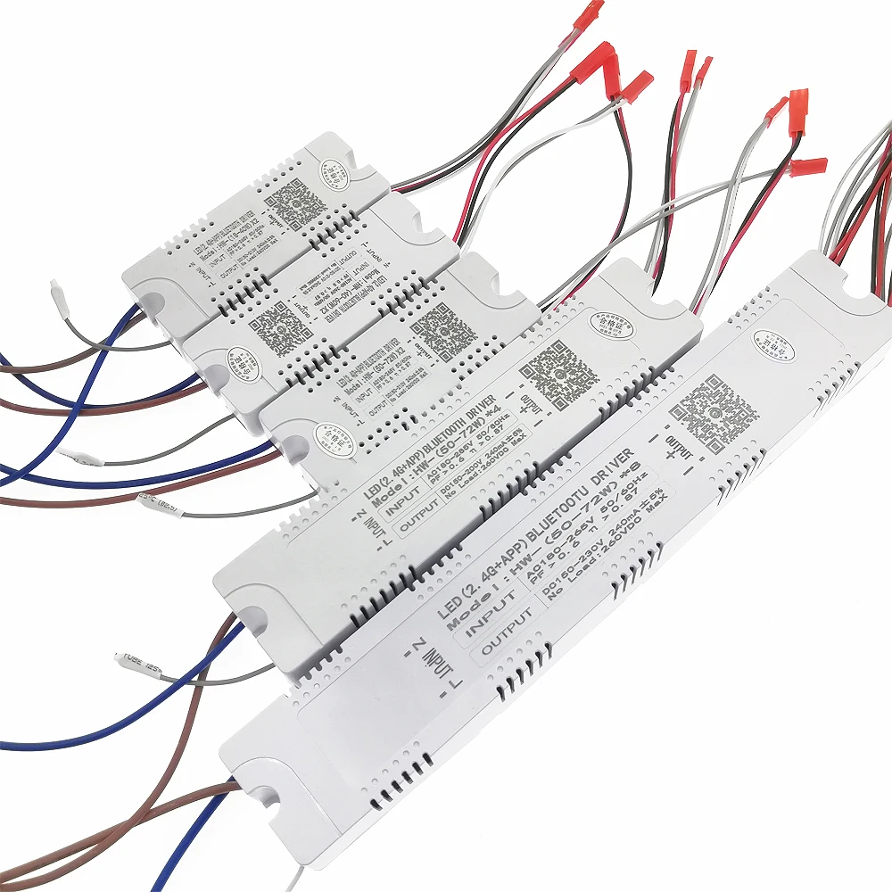 2.4G RF intelligente LED Driver telecomando alimentazione Dimming colore-trasformatore modificabile collegare al nastro LED o barra LED