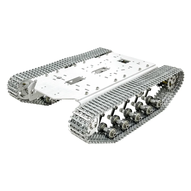Metal Shock-absorbing Chassis, Intelligent Robot Suspension Obstacle Avoidance, Remote Controlled Tracked Vehicle