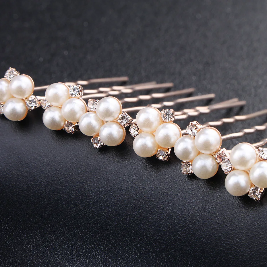 Miallo Pearl Rhinestone Wedding Hair Combs Hair Accessories for Women Accessories Hair Ornaments Jewelry Bridal Headpiece