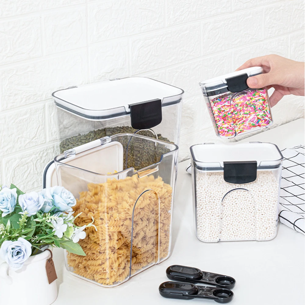 

Multi-Purpose Sealed Container With Lid Waterproof Snack Sealing Container For Grains Oatmeal