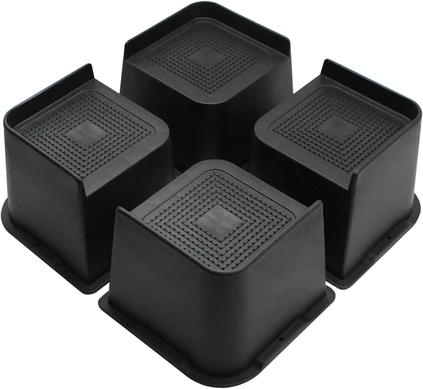 

Bed Risers 2 H, 3 H, 4 H, 6 H Or 8 H Heavy Duty Furniture Risers, Up To 6000 Lbs L Shaped Design Bed Lifts Blocks For Couch