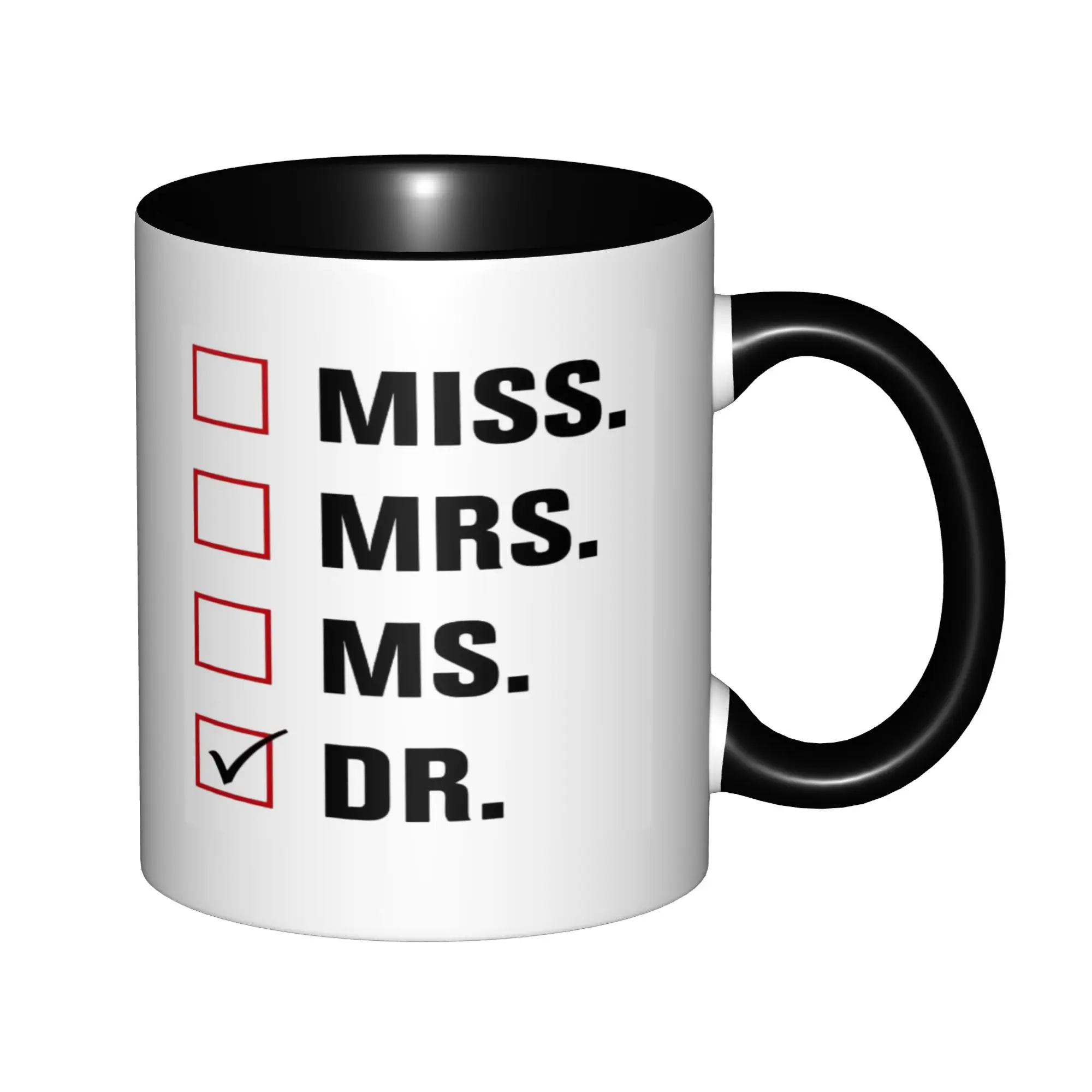 

Miss Mrs. Ms. Dr. Doctor Mugs For Birthday Coffee Mugs Ceramic Tea Cups 11oz