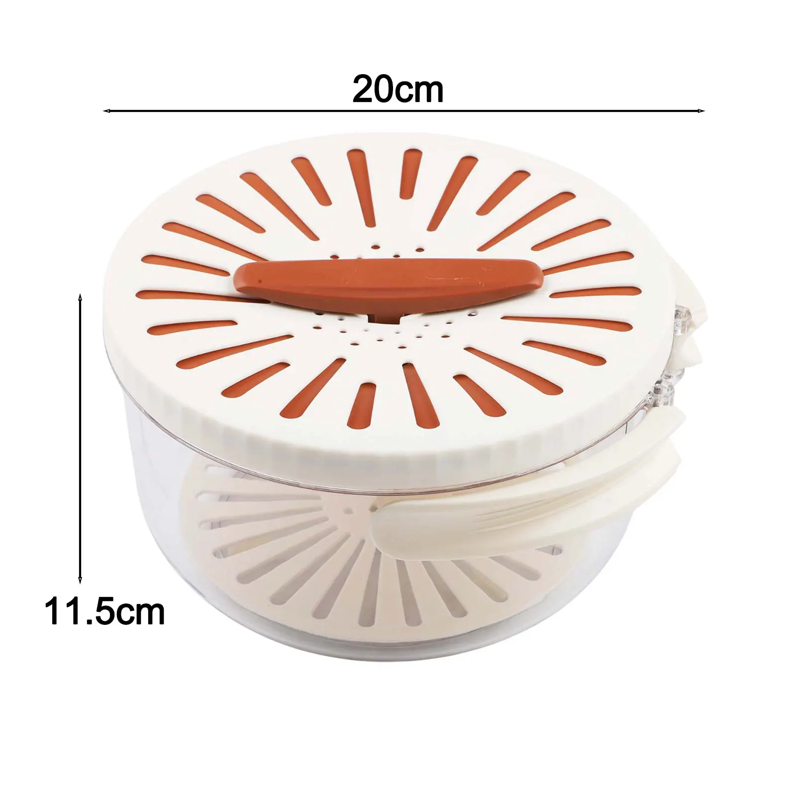

20x20x11.5cm 7.9x7.9x4.5inch Drain Basket 2 In 1 Kitchen Tool For Washing Drain Basket Convenient Cleaning Process