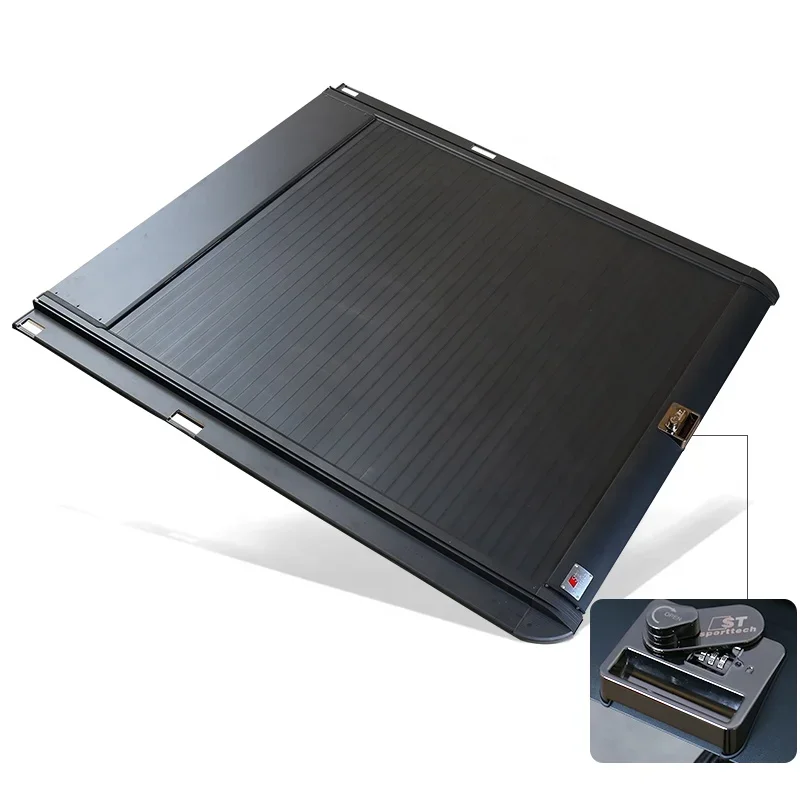 Hard Aluminum Alloy Waterproof Retractable Cover Tonneau Cover with Password Lock for Mitsubishi L200/Triton 2000-2025