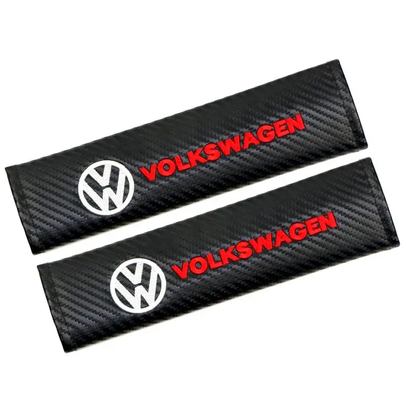 2pcs Carbon Fiber Cotton Protection Cover Case For  Volkswagen GOLF 5 Tiguan Polo Golf 6 Golf 7 Jetta car styling