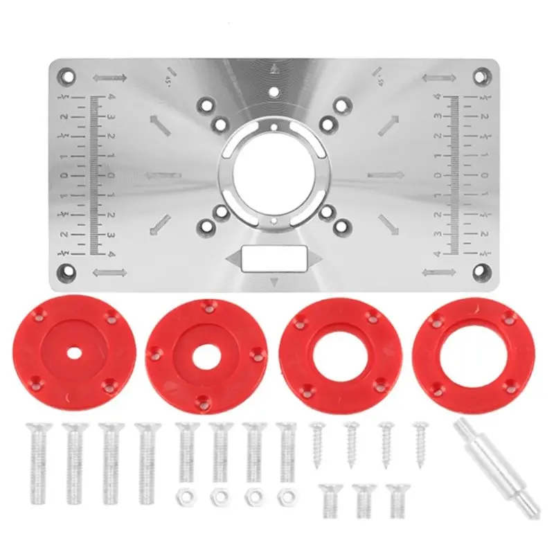 A25F-Router Table Insert Plate Router Insert Plate Router Table Plate Rings For Woodworking