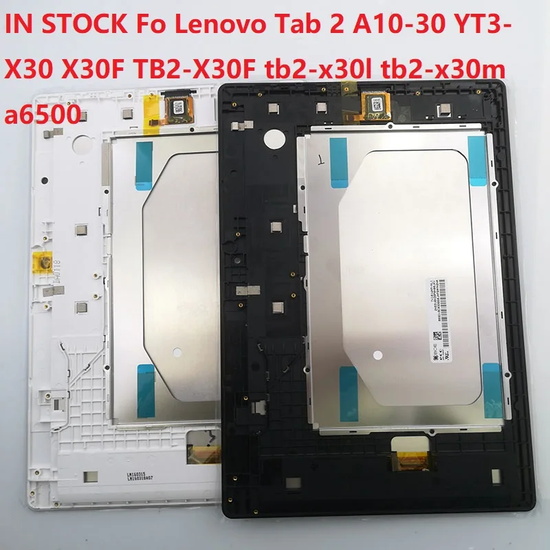 

New 10.1" LCD For Lenovo Tab 2 A10-30 YT3-X30 X30F TB2-X30F tb2-x30l tb2-x30m a6500 Display Panel Touch Screen Digitizer