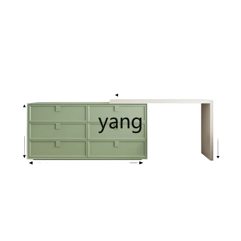 

LH Storage Chest of Drawers Integrated Simple Modern Small Apartment Cream Style Computer Makeup Table
