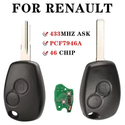 for Renault Clio Modus Kangoo Master Vauxhall Movano Vivaro Primastar NV400 PCF7946A PCF7947A VAC102 Remote Key