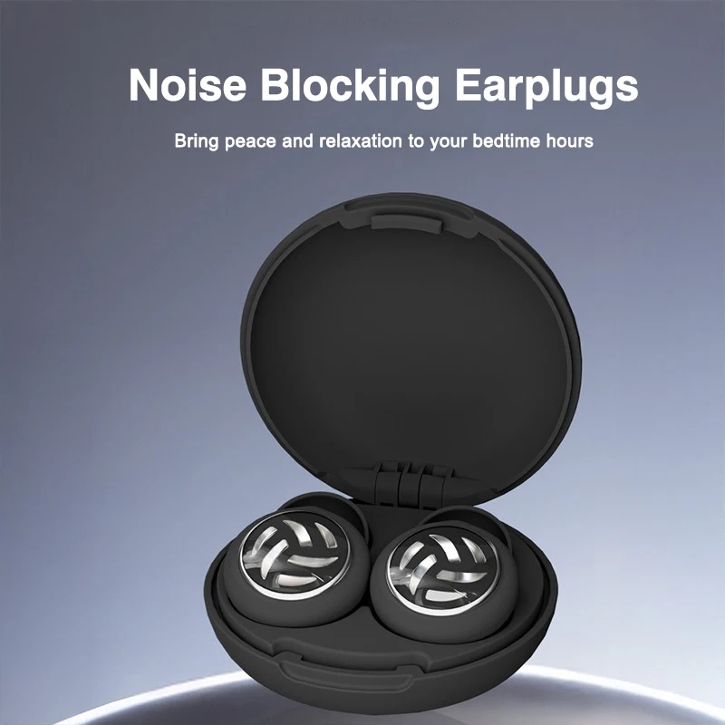 Olyga Reusable Noise Reduction Earplugs Soft Silicone for Sleeping Office Hotel and Dormitory Contains 5 on Replaceable Tips