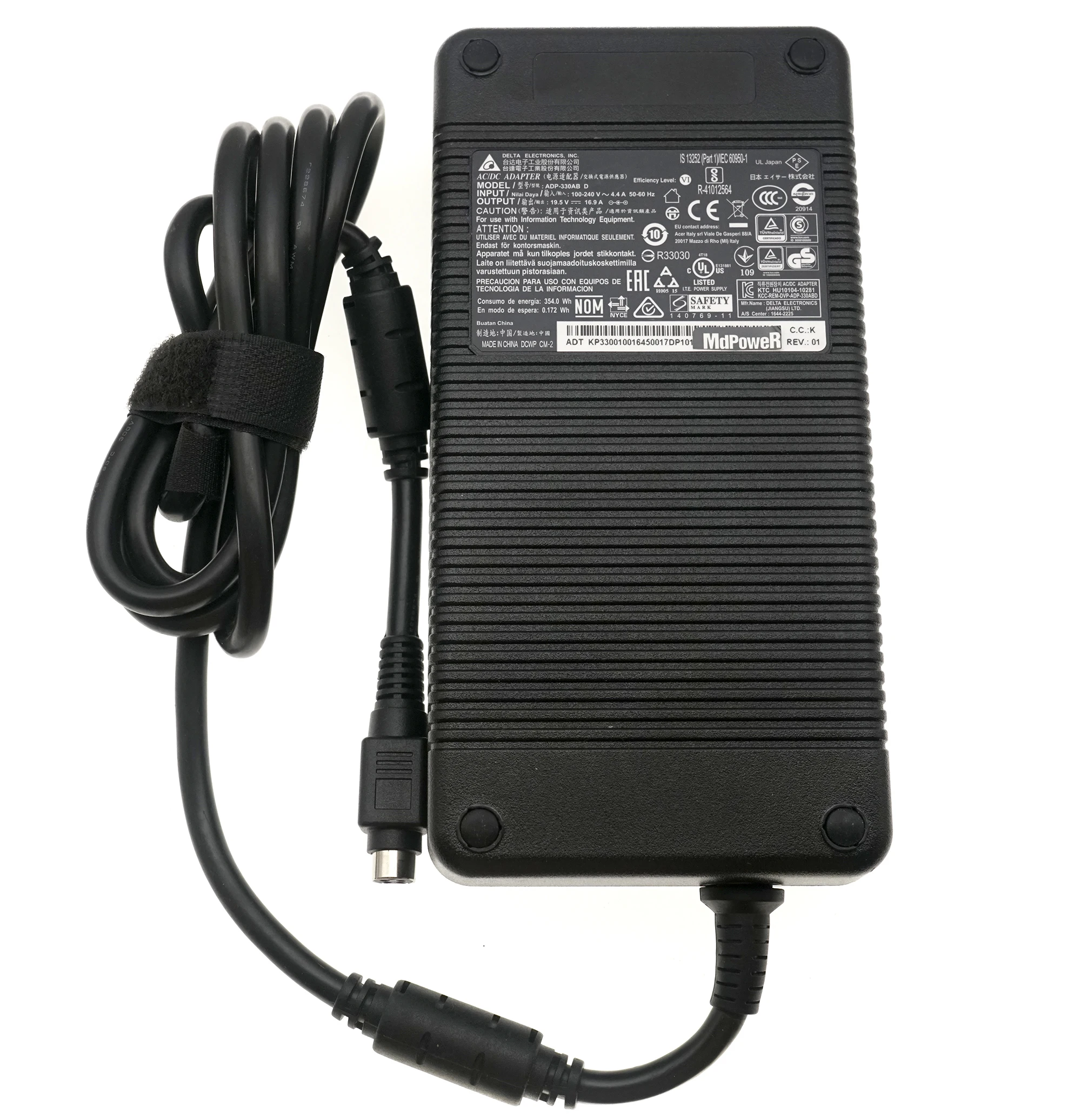 Genuine ADP-330AB D 19.5V 16.9A 330W DELTA AC Adapter For MSI GT80 GT80S GT73VR GT62VR  Laptop Adapter Clevo P775DM3 A17-330P2A