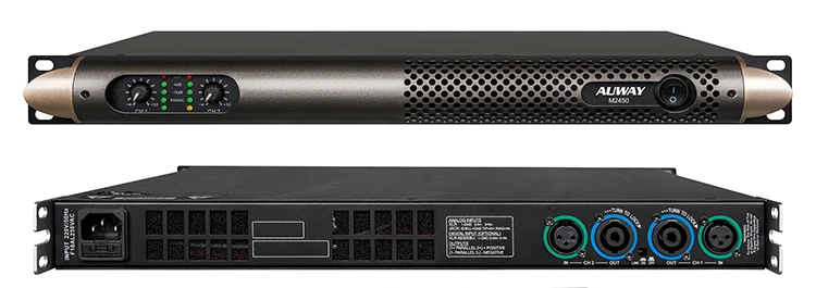 M2450 1u Karaoke Amplifier Digital Board Professional Mixer 2 Channel