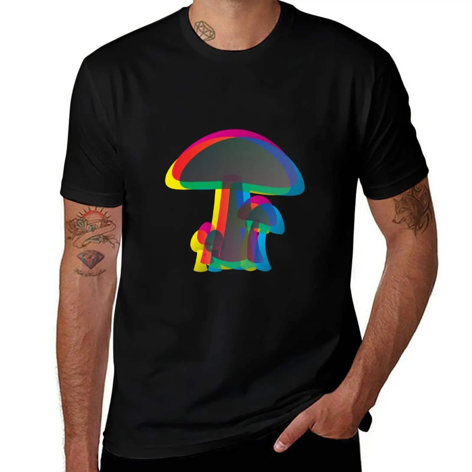 

Shrooms T-Shirt t shirts for man cotton soft man t shirt cotton t shirts for man graphic vintage T-shirt
