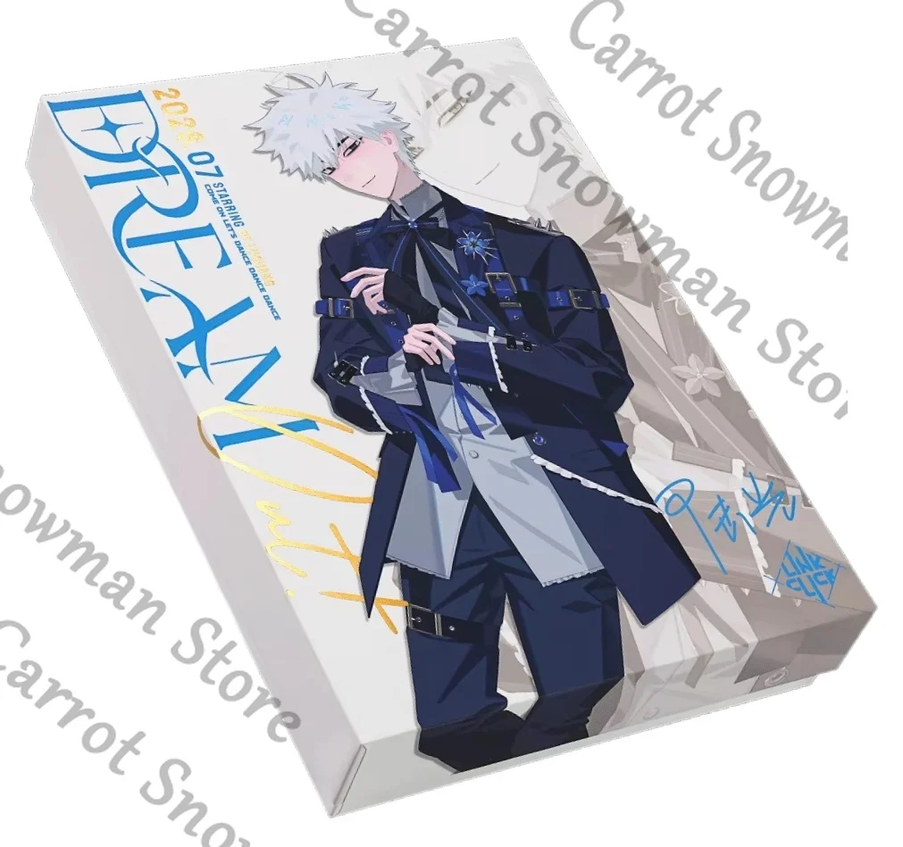 Link Click Genuine Anime Lucas Vein Charles Jo Felix Dream Out! Cosplay Hour Hand Escape Support Gift Box Cartoon Badge Pendant