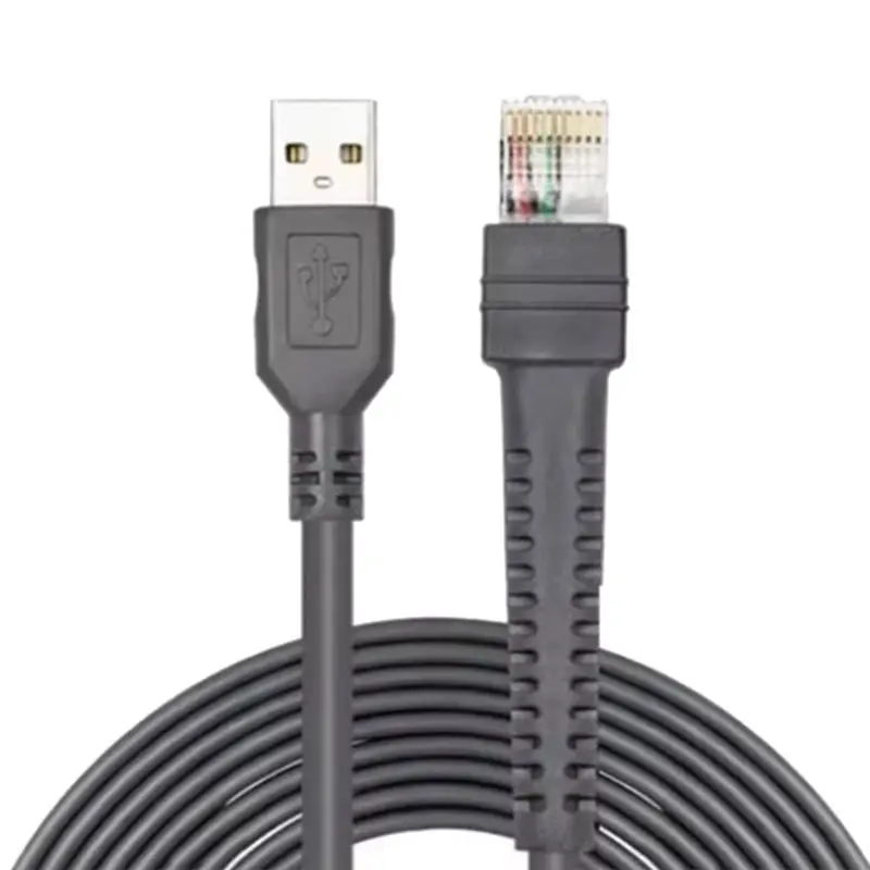 Superior USB Cable For Symbol Barcode Scanner- LS1203/LS2208/LS4208/LS3008/CBA-U01-S07ZAR Durable Data Transfer Cord
