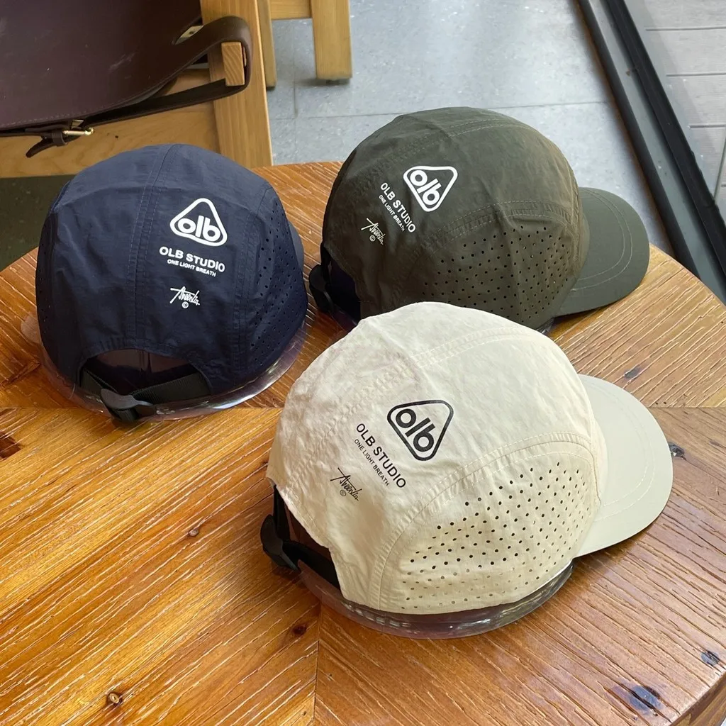 Short Brim Quick-Drying Mesh Baseball Cap - Breathable Lightweight UV Protection Sunshade, for Men Women Couples, Outdoor Hiking