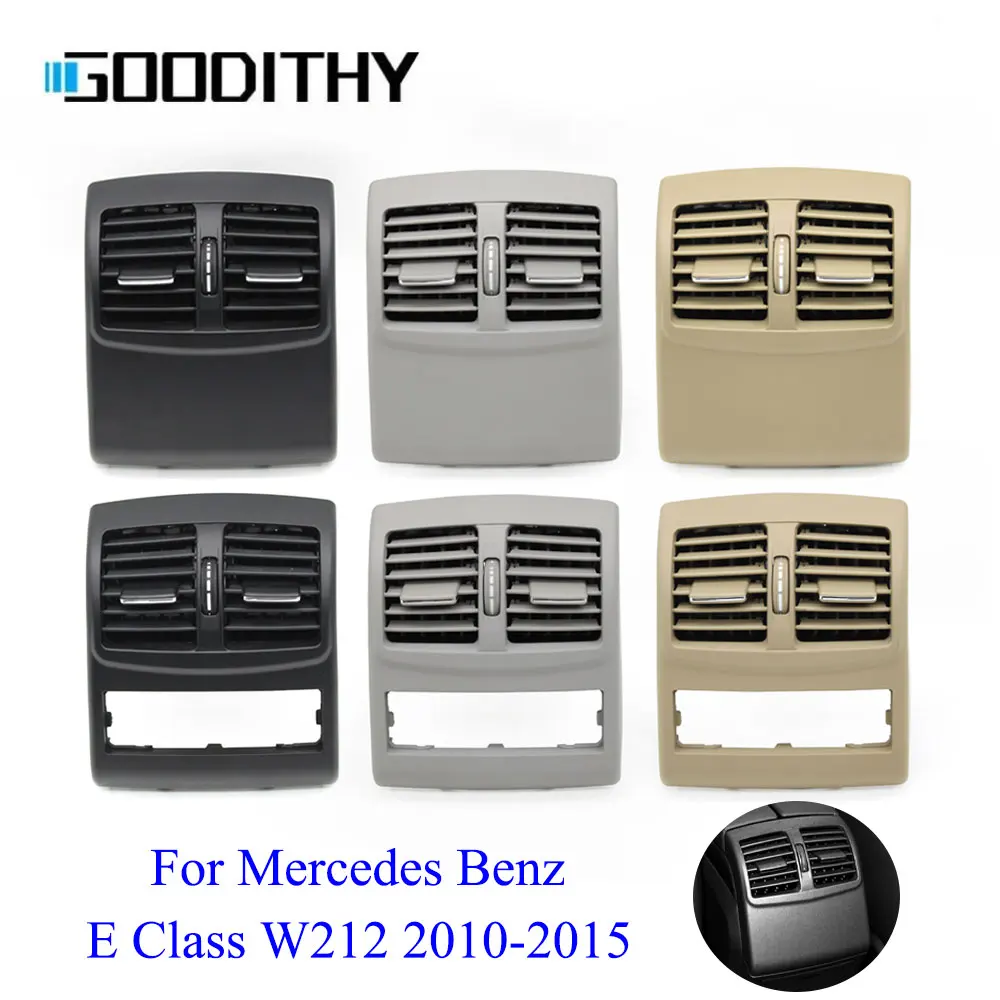 

W212 Rear Seat Air Conditioning AC Vent Grille Outer Cover Complete Assembly For Mercedes Benz E Class Sedan E200 E260 E280 E300