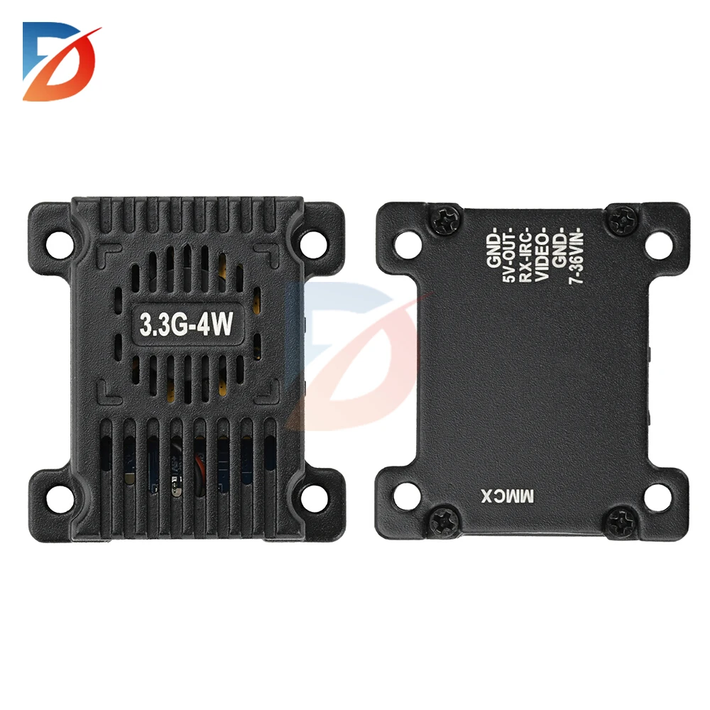 VTX 3.3GHz 4W 6W VRX Analog Video Transmission Module FPV Wireless Audio and Video Transmitter 16CH for FPV for RC Racing Drone