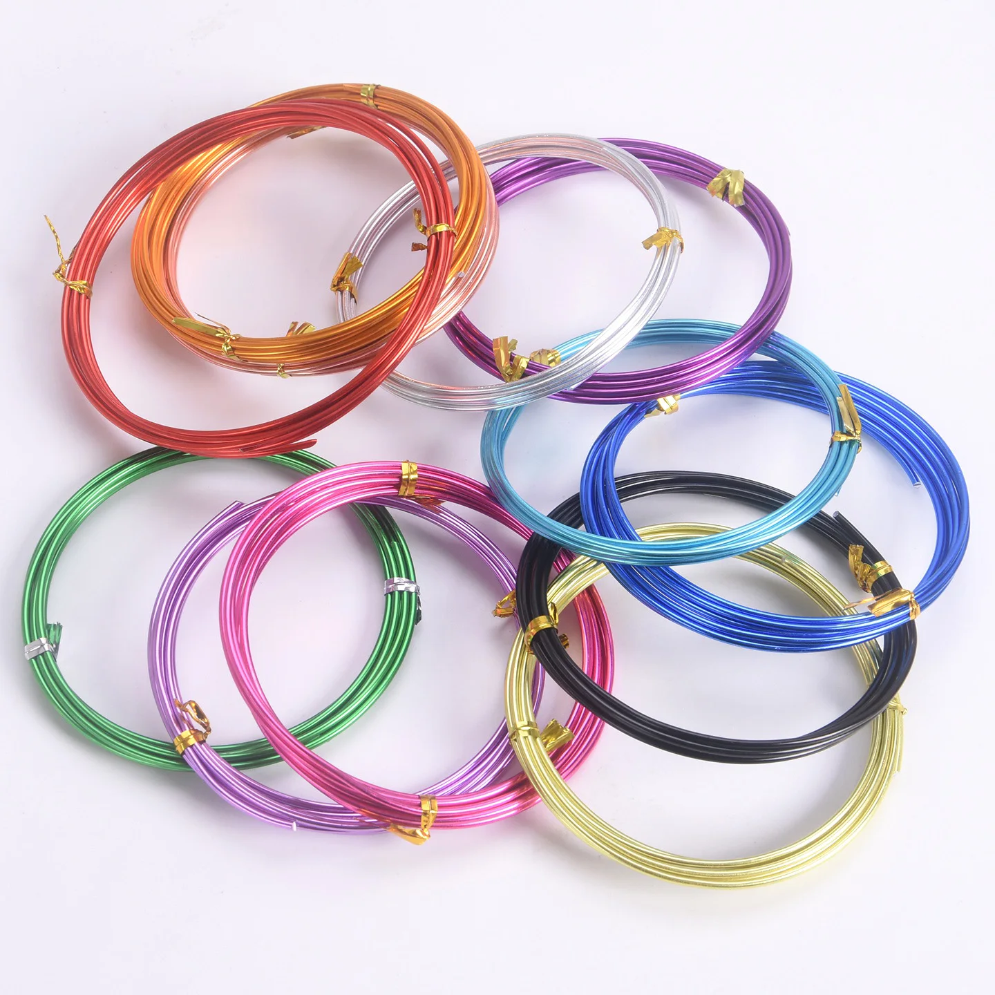 

1 рулон 1 мм 1,5 мм/2 мм 18 калибр/15 Калибр/12 Калибр алюминиевые мягкие металлические изделия Бисероплетение проволока