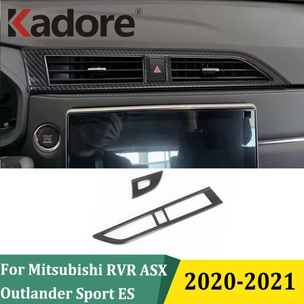 

For Mitsubishi ASX/RVR/Outlander Sport ES 2020 2021 Center Console Air Conditioning Vent AC Outlet Cover Stickers Accessories