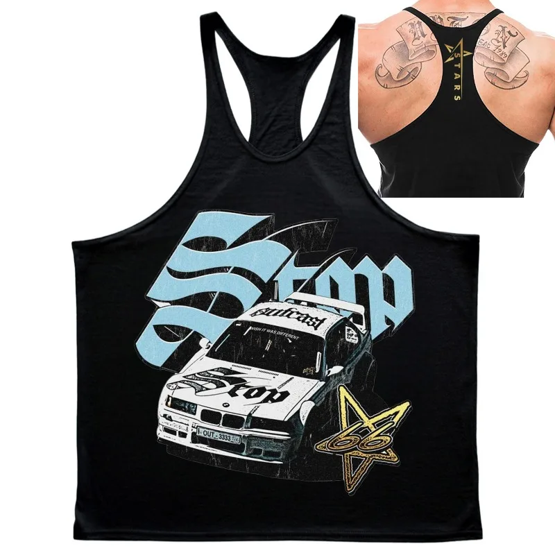 Männer Gym Top T-shirts Fitness Mann Kleidung Muskel Bodybuilding Hemd Singlet Stringer Kleidung Weste männer Unterhemden Westen Tops