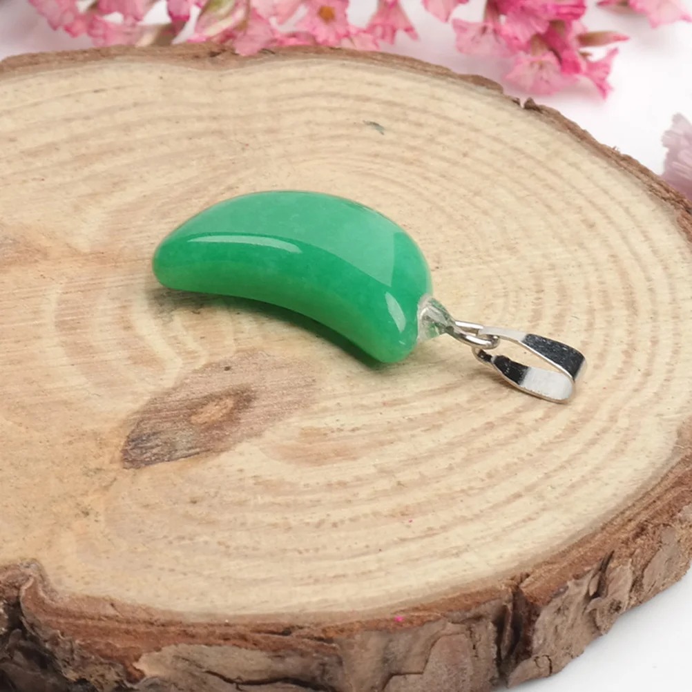 

10 шт., подвески в форме полумесяца, натуральный камень, уникальный подарок на День святого Валентина, День матери, Рождество