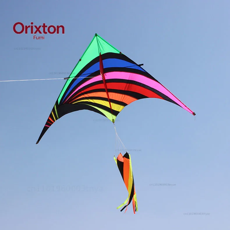 Outdoor fun Big Delta kite single line colorful triangle flying kites for audlts
