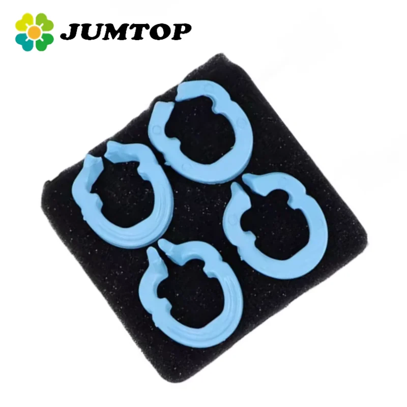 

JUMTOP 4Pcs Dental Rubber Dam Clamps Resin Clamping Ring Rubber Dam Clamp Barrier Clip Separator Dentist Tools