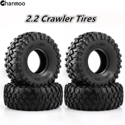 2.2in Crawler Tires 130mm Rubber Wheel Tyre for 1/10 RC Crawler Car Traxxas TRX4 TRX-6 Axial SCX10 90046 Upgrade Parts