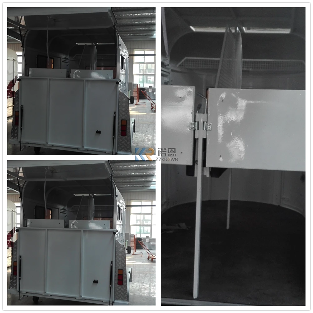 2 مقطورة تعويم الحصان مع تحميل مستقيم لأستراليا مقطورة تخييم مخصصة لعطفو الحصان مع ربع المعيشة