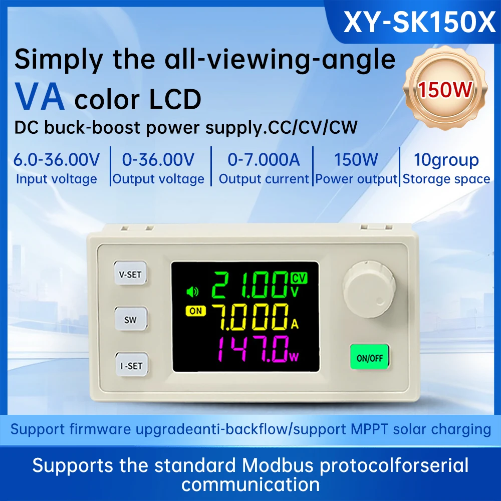 SK150X DCDC Buck Boost Converter Voltage and Constant Current Solar Charging Module Adjustable Regulated Laboratory Power Supply