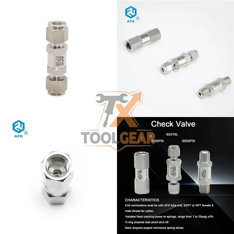 2026hotsale* Customizable Adjustable 6000PSIG High-Pressure Manual Check Valve Female Threaded Design for Industrial Piping